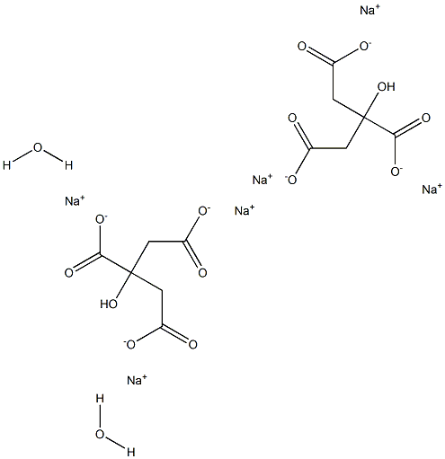 Sodium citrate / trisodium citrate, dihydrate Struktur