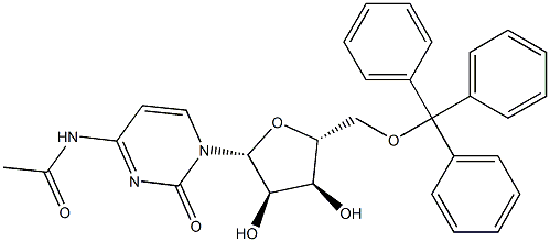 N4-Acetyl-5'-O-Tritylcytidine Struktur