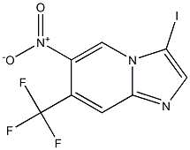 3-Iodo-6-nitro-7-trifluoromethyl-imidazo[1,2-a]pyridine Struktur