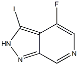 4-Fluoro-3-iodo-2H-pyrazolo[3,4-c]pyridine Struktur