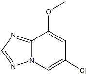 6-Chloro-8-methoxy-[1,2,4]triazolo[1,5-a]pyridine Struktur