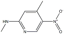 Methyl-(4-methyl-5-nitro-pyridin-2-yl)-amine Struktur