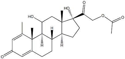 Methylprednisolone Acetate EP Impurity D Struktur