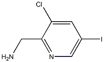 (3-Chloro-5-iodo-pyridin-2-yl)-methyl-amine Struktur