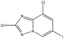 2,8-Dichloro-6-iodo-[1,2,4]triazolo[1,5-a]pyridine Struktur