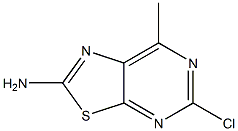 5-Chloro-7-methyl-thiazolo[5,4-d]pyrimidin-2-ylamine Struktur