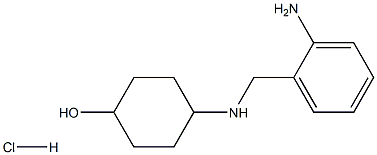 (1s,4s)-4-((2-aminobenzyl)amino)cyclohexan-1-ol hydrochloride Struktur