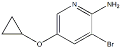 3-bromo-5-cyclopropoxypyridin-2-amine Struktur