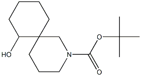 tert-butyl 7-hydroxy-2-azaspiro[5.5]undecane-2-carboxylate Struktur