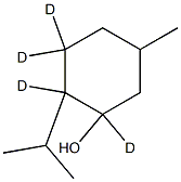 (+)-Neomenthol-d4 Struktur