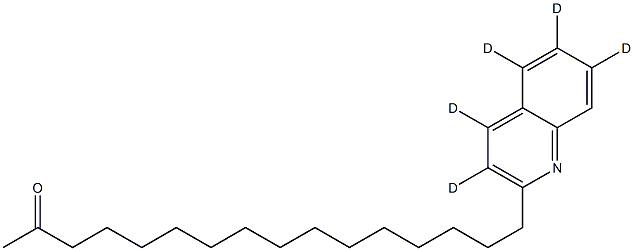 Quinocetone-d5 Struktur