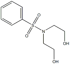 N,N-Bis(2-hydroxyethyl)benzenesulfonamide Struktur