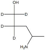 4-Amino-1-pentanol-d4 Struktur