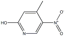 2-HYDROXY-5-NITRO-4-METHYLPYRIDINE Struktur