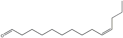 (10Z)-10-Tetradecenal Struktur