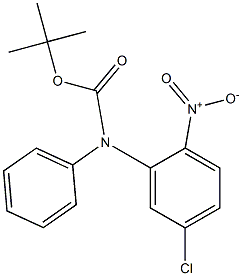 (5-Chloro-2-nitrophenyl)(phenyl)carbamic Acid tert-Butyl Ester Struktur