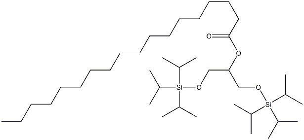 2-Stearoylglycerol 1,3-O-Bis(triisopropylsilyl) Ether Struktur