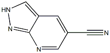 2H-Pyrazolo[3,4-b]pyridine-5-carbonitrile Struktur