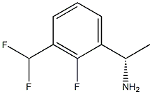 (S)-1-(3-(difluoromethyl)-2-fluorophenyl)ethan-1-amine Struktur