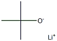 Lithium tert-butoxide Struktur