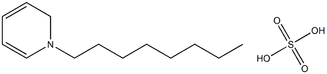 1-octylpyridine hydrogensulfate Struktur