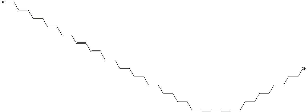 10,12-PENTACOSADIYN-1-OL 10,12-tetradecadien-1-ol Struktur