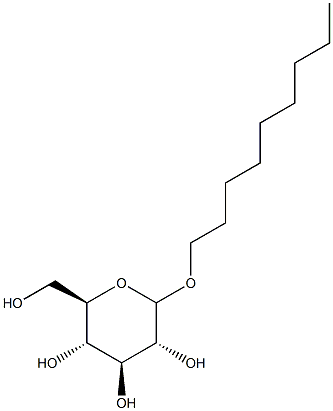 Octylmethyl glucoside Struktur