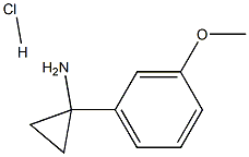 1-(3-METHOXY-PHENYL)-CYCLOPROPYLAMINE HYDROCHLORIDE Struktur