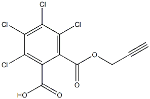 3,4,5,6-TETRACHLORO-PHTHALIC ACID MONOPROP-2-YNYL ESTER Struktur