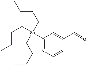 4-FORMYL-2-(TRIBUTYLSTANNYL)PYRIDINE Struktur