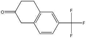 6-TRIFLUOROMETHYL-3,4-DIHYDRO-1H-NAPHTHALEN-2-ONE Struktur