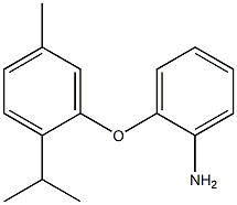 2-(2-ISOPROPYL-5-METHYLPHENOXY)ANILINE Struktur