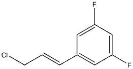 3,5-DIFLUOROCINNAMYL CHLORIDE Struktur