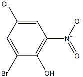 2-BROMO-4-CHLORO-6-NITROPHENOL Struktur