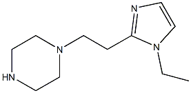 1-[2-(1-ETHYL-1H-IMIDAZOL-2-YL)-ETHYL]-PIPERAZINE Struktur