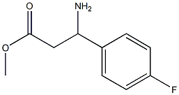 METHYL-3-AMINO-3-(4-FLUOROPHENYL)PROPIONATE Struktur