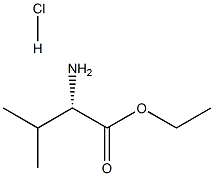 L-VALINE ETHYL ESTER HYDROCHLORIDE Struktur