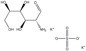 Glucosamine Sulfate Potassium Salt Struktur