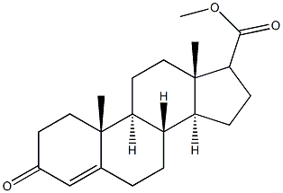 Methyl3-Oxo-4-Androstene17--Carboxylate Struktur