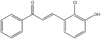 3Hydroxy-2-ChloroChalcone Struktur