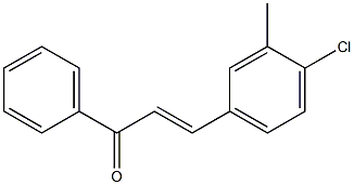 3-Methyl-4ChloroChalcone Struktur