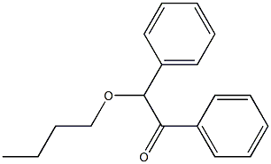 Benzoin n-butyl ether Struktur