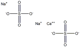 disodium calcium sulfate Struktur