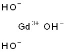 Gadolinium(III) hydroxide Struktur