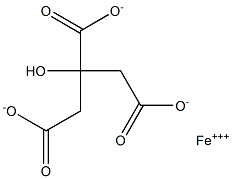 Iron(III) citrate Struktur