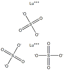 Lutetium(III) sulfate Struktur