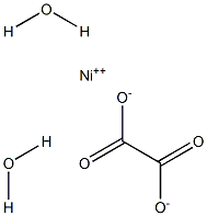 Nickel(II) oxalate dihydrate Struktur