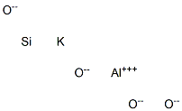 Potassium aluminum silicon tetraoxide Struktur