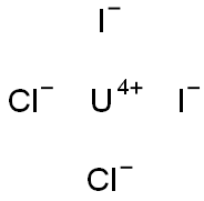 Uranium(IV) dichloride diiodide Struktur