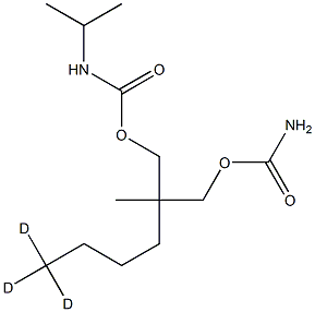 Carisoprodol, Methyl-D3 Struktur